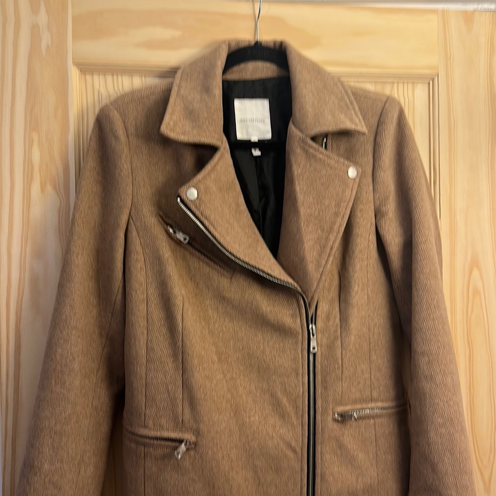 Avec Les Filles Wool Blend Motto Coat